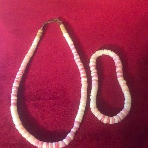 Necklace and bracelet set